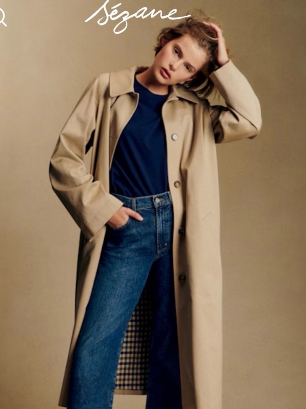 Sézane Clyde Trench Coat